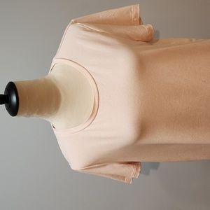 Eddie Bauer Women's Peach Sleepwear Short Sleeve T-Shirt, Size Medium (M)